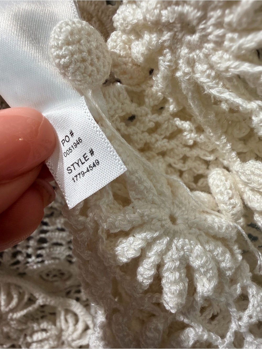 Doen Doen Heirloom CHRYSANTHE TOP in Pearl - Picture 6 of 10